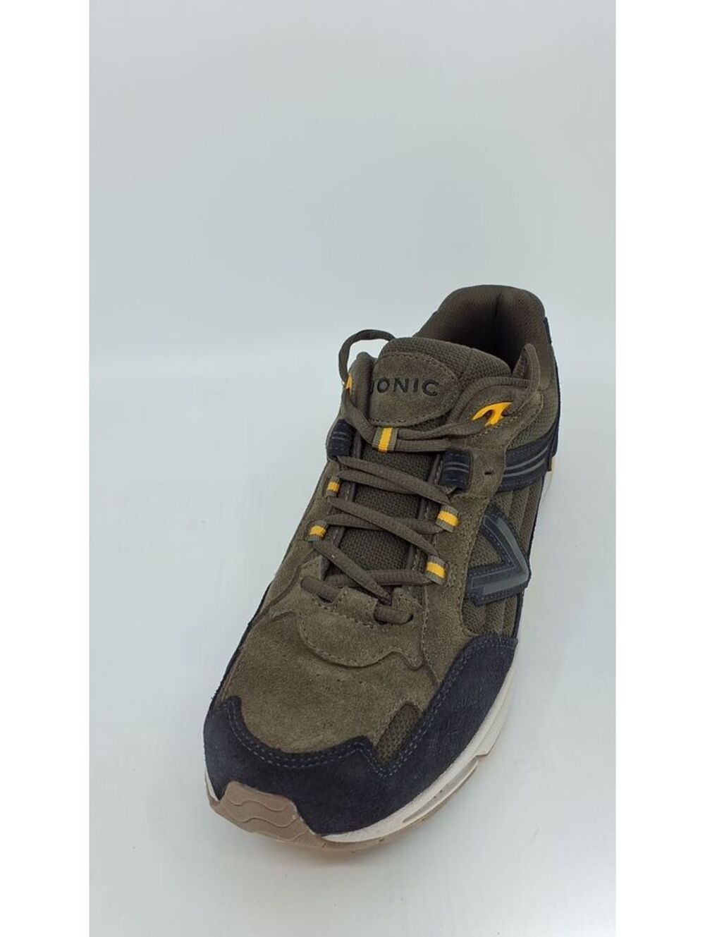 Vionic Mens 23Walk 2.0 Sneaker Dark Khaki Suede 13 M